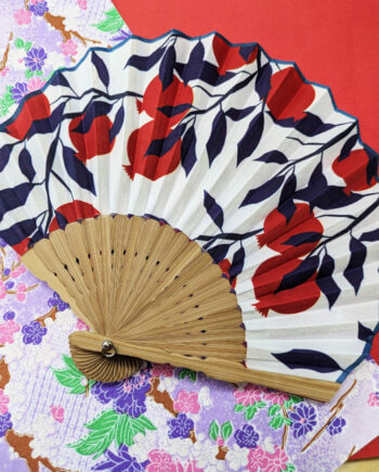 Natti Sensu Folding Fan - Blue