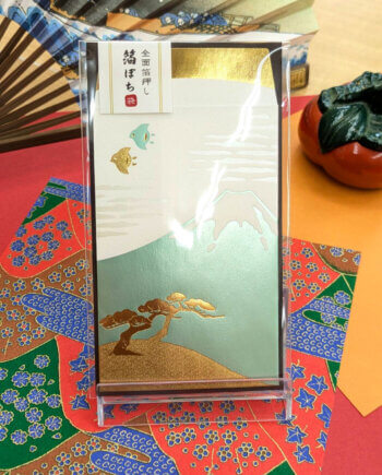 Foil-Stamped Gift Envelope (Pochibukuro) - Mt. Fuji