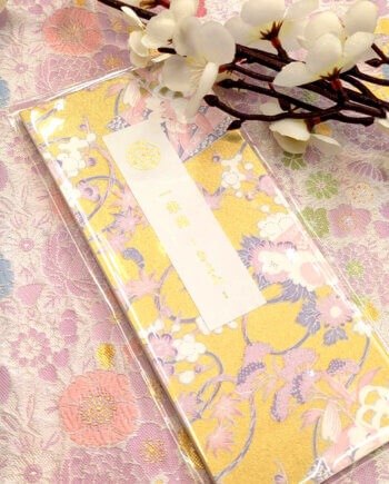 Kiyora Letter Paper Notebook - Gold